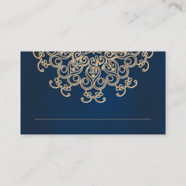 Navy und Gold Indianer Inspirierte Platzkarte