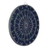 Navy- und Gold-Stars Dartscheibe (Vorderseite Links)