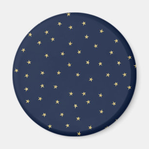 Navy- und Gold-Stars Magnet