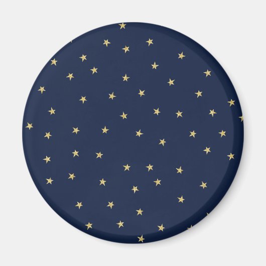 Navy- und Gold-Stars Magnet (Vorne)