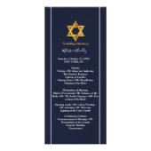 Navy und Golden Star des David-Zeremonie-Programms Werbekarte (Vorne)