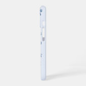 Navy- und hellblaue Handyhülle Sommer iPhone 16 Hülle (Linke Seite)