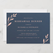 Navy und Pink Folies Probe Dinner (Vorderseite)