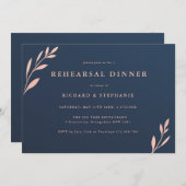 Navy und Pink Folies Probe Dinner (Vorne/Hinten)