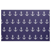 Navy und weiße nautische Ankertextilien Stoff (Fat Quarter (45,7 x 55,9 cm))