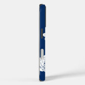 Navy- und weißes iPhone-Case Case-Mate iPhone Hülle (Rückseite / Rechts)