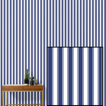 Navy und White Stripes