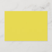 Navy und Yellow Nautical Wedding Card Begleitkarte (Rückseite)