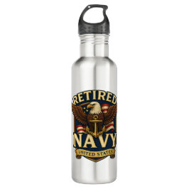 Navy USN Veteran Edelstahlflasche