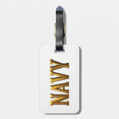 Navy USN VETERAN Gepäckanhänger (Rückseite vertikal)