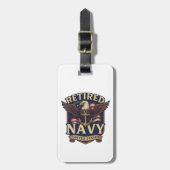 Navy USN VETERAN Gepäckanhänger (Vorderseite vertikal)