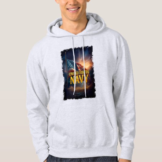 Navy - USN - Veteran Hoodie (Vorderseite)