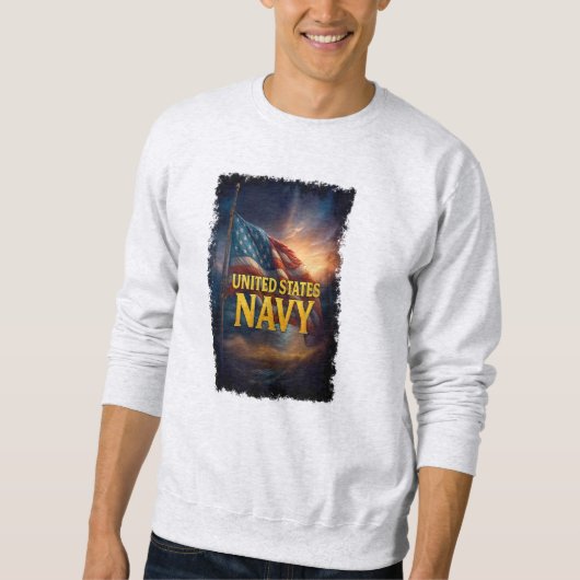 Navy USN Veteran Sweatshirt (Vorderseite)