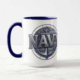 Navy USN Veteran Tasse