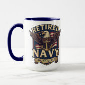 Navy USN Veteran Tasse (Links)