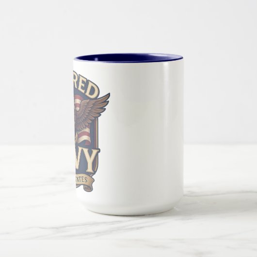 Navy USN Veteran Tasse (Zentrum)