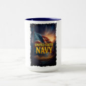 Navy USN Veteran Tasse (Zentrum)
