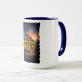 Navy USN Veteran Tasse (VorderseiteRechts)