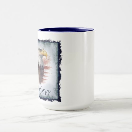 Navy USN Veteran Tasse (Zentrum)