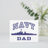 Navy-Vater Postkarte (Stehend Vorderseite)