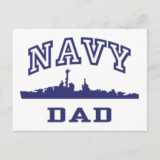Navy-Vater Postkarte