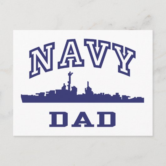 Navy-Vater Postkarte (Vorderseite)