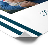 Navy Veteran 4 Photo Celebration of Life Welcome Poster (Ecke)