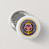 Navy Veteran Button (Vorne & Hinten)