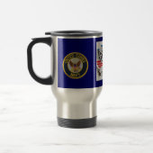 Navy Veteran Logo-Tasse Reisebecher (Links)