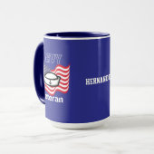 Navy Veteran Mug Tasse (Vorderseite Links)