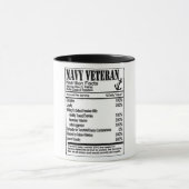 Navy Veteran Nutrition Fakten Tasse (Zentrum)