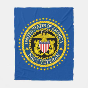 Navy Veteran Trucker Hat Fleecedecke