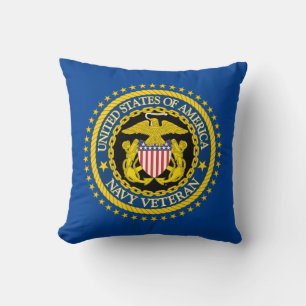 Navy Veteran Trucker Hat Kissen