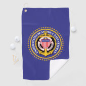 Navy Veterann Golfhandtuch (Insitu)