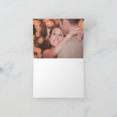 Navy Wasserfarbenfloral Vielen Dank Grußkarte Dankeskarte (Innenseite)