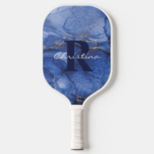 Navy Watercolor Monogram & Name individuell einste