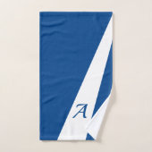 Navy weiß, modern elegant elegant elegant elegant, badhandtuch set (Handtuch)