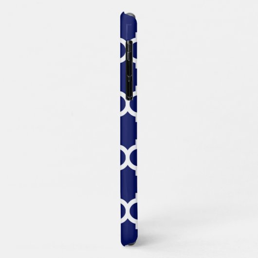 Navy Welch marokkanischer #5 Korallenrot 3 Anfangs Case-Mate iPhone Hülle (Hinten/Links)