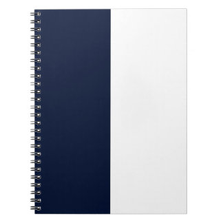 Navy & White CUSTOM Notizblock