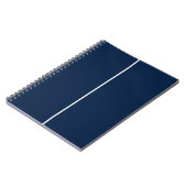 Navy & White CUSTOM Notizblock (Linke Seite)