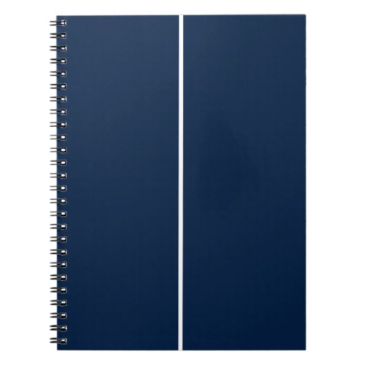 Navy & White CUSTOM Notizblock (Vorderseite)