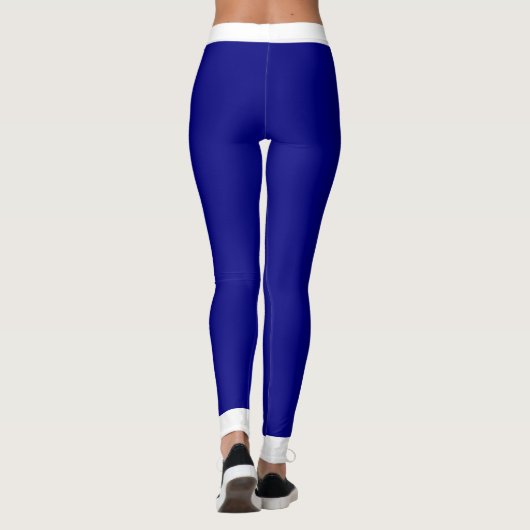 Navy White Leggings (Rückseite)