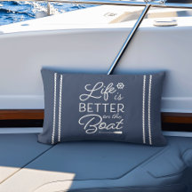 Navy & White Life ist besser auf dem Boot