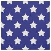 Navy White Stars Muster Decorative Textil Stoff (Muster)