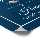 Navy Wir wissen, dass Sie heute hier sein würden U Poster (Ecke)