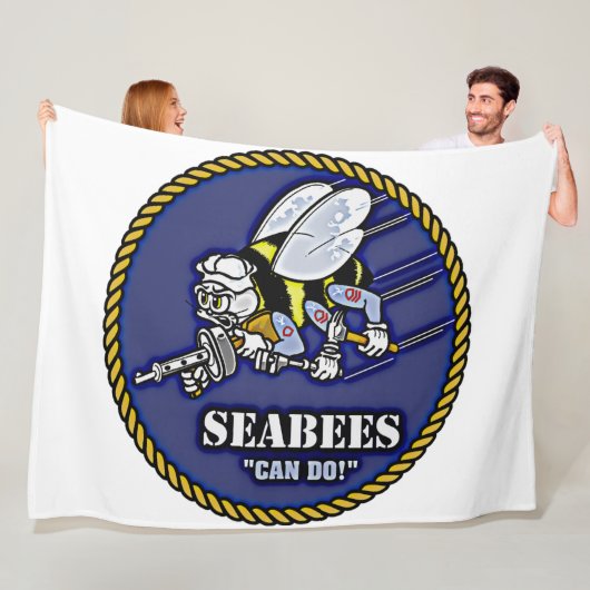 NAVY-Zentralbanken Fleecedecke (Beispiel)