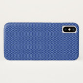Navy Zickzack Pattern Case-Mate iPhone Hülle (Rückseite (Horizontal))