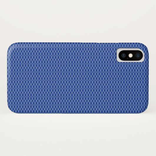 Navy Zickzack Pattern Case-Mate iPhone Hülle (Rückseite (Horizontal))