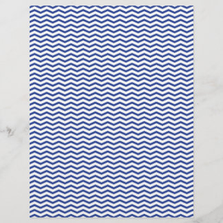Navy Zickzack/Zig Zag Scrapbook Paper