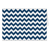 Navy Zigzag, Zickzack, Marine, geometrisches Muste (Vorderseite (Horizontal))